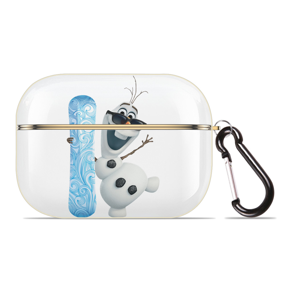（画像用） アナと雪の女王 アンナ エルサ Frozen Anna Elsa 【AirPods Pro用】ハードシェル保護ケース｜耐衝撃・防指紋・カラビナ付き商品仕様