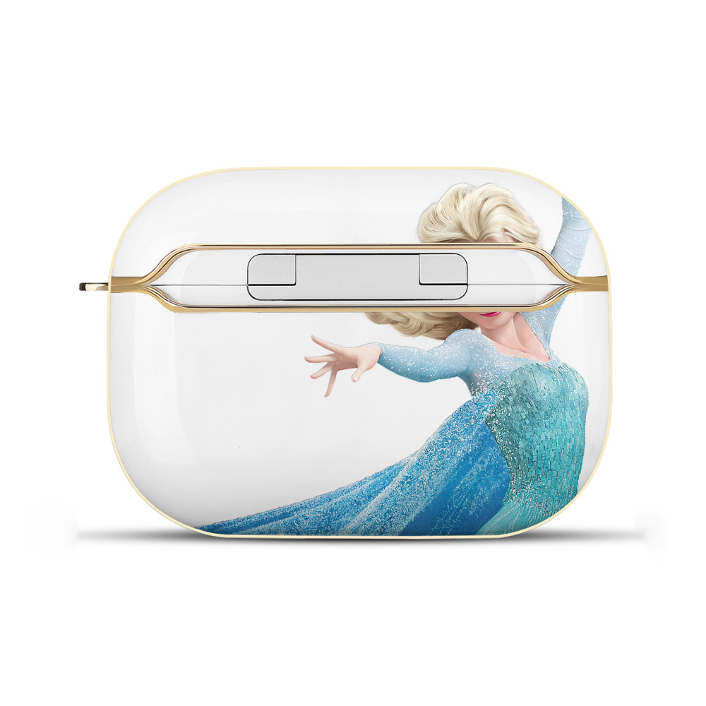 （画像用） アナと雪の女王 アンナ エルサ Frozen Anna Elsa 【AirPods Pro用】ハードシェル保護ケース｜耐衝撃・防指紋・カラビナ付き商品仕様