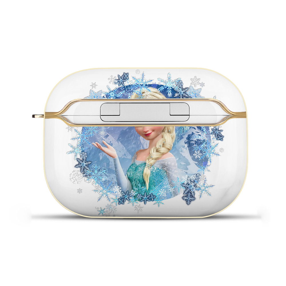 （画像用） アナと雪の女王 アンナ エルサ Frozen Anna Elsa 【AirPods Pro用】ハードシェル保護ケース｜耐衝撃・防指紋・カラビナ付き商品仕様
