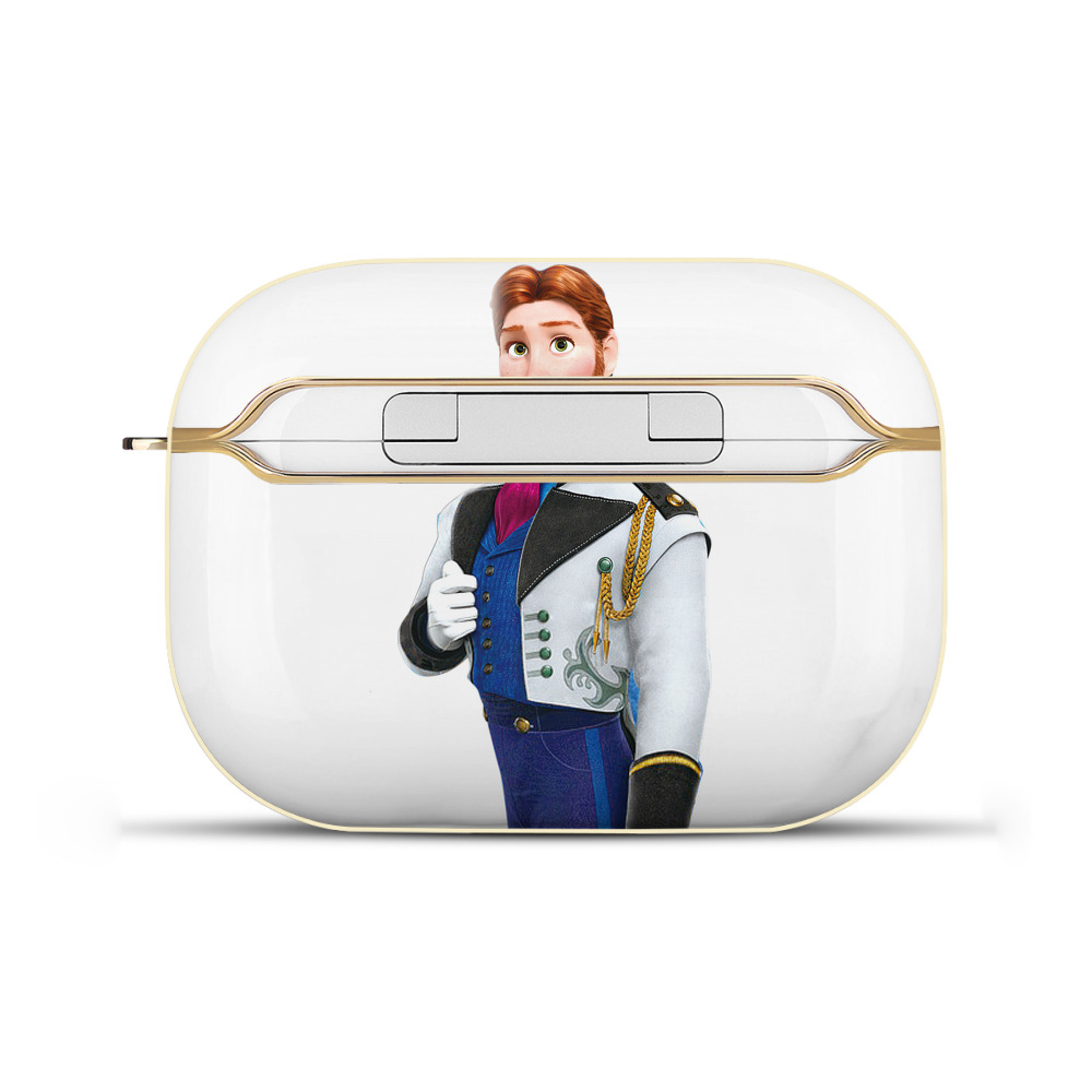 （画像用） アナと雪の女王 アンナ エルサ Frozen Anna Elsa 【AirPods Pro用】ハードシェル保護ケース｜耐衝撃・防指紋・カラビナ付き商品仕様