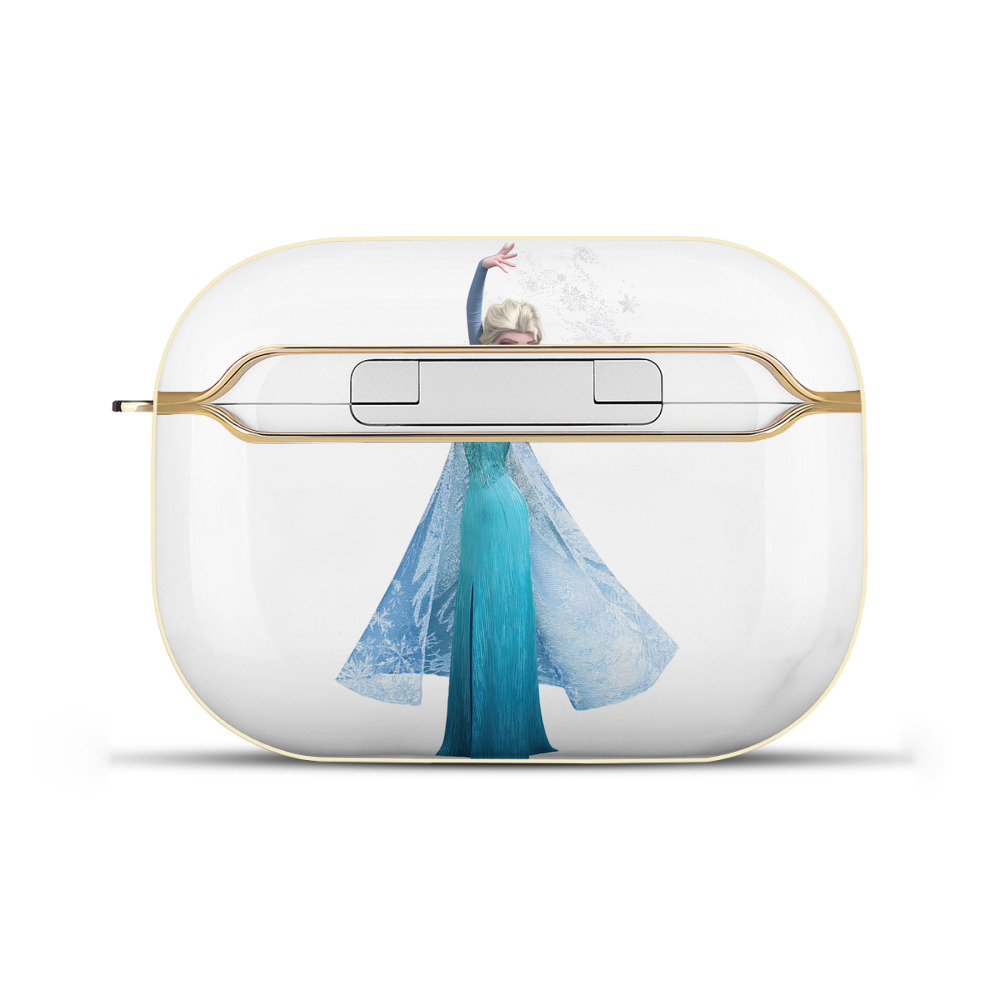 （画像用） アナと雪の女王 アンナ エルサ Frozen Anna Elsa 【AirPods Pro用】ハードシェル保護ケース｜耐衝撃・防指紋・カラビナ付き商品仕様