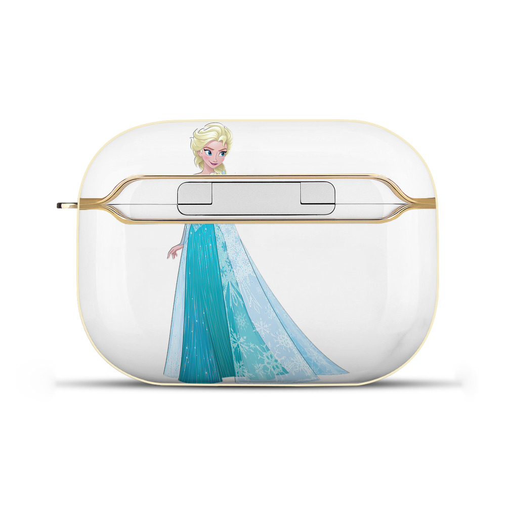 （画像用） アナと雪の女王 アンナ エルサ Frozen Anna Elsa 【AirPods Pro用】ハードシェル保護ケース｜耐衝撃・防指紋・カラビナ付き商品仕様