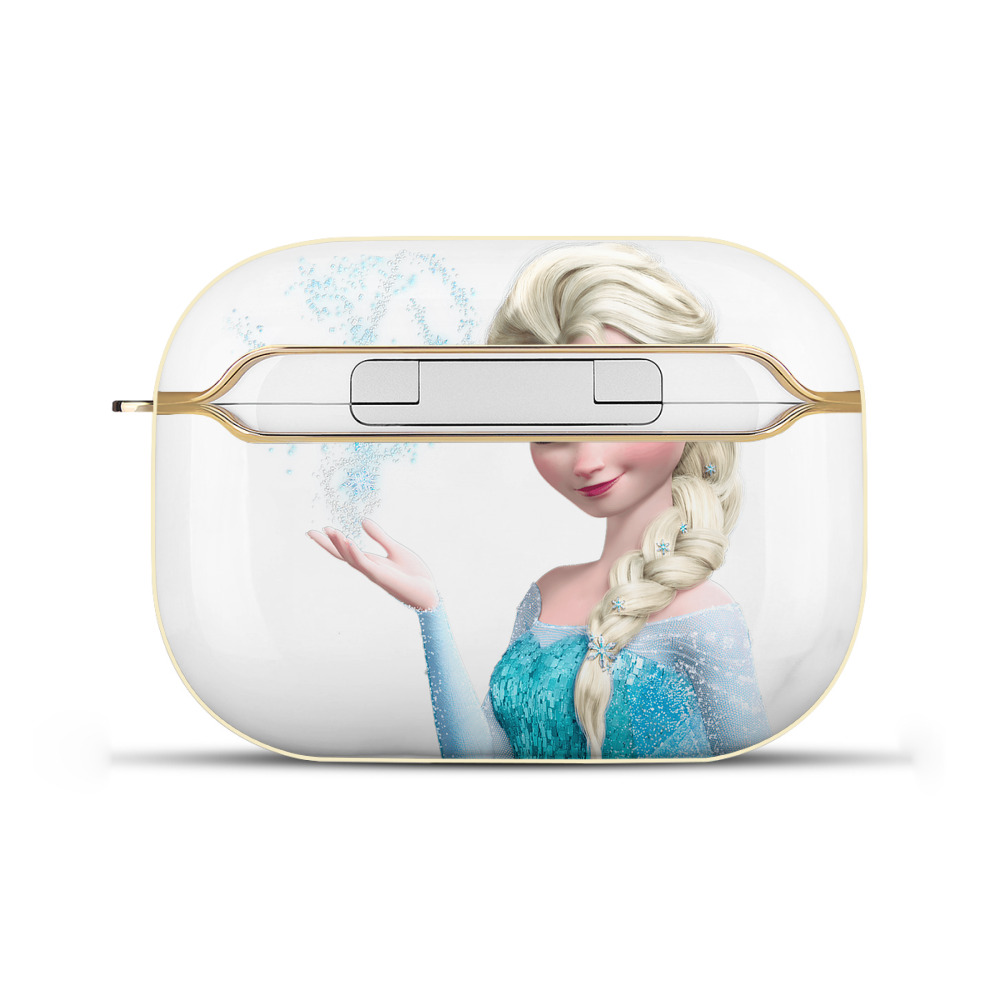 （画像用） アナと雪の女王 アンナ エルサ Frozen Anna Elsa 【AirPods Pro用】ハードシェル保護ケース｜耐衝撃・防指紋・カラビナ付き商品仕様