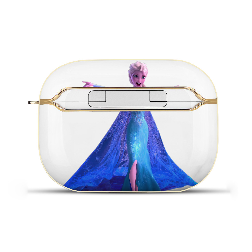（画像用） アナと雪の女王 アンナ エルサ Frozen Anna Elsa 【AirPods Pro用】ハードシェル保護ケース｜耐衝撃・防指紋・カラビナ付き商品仕様