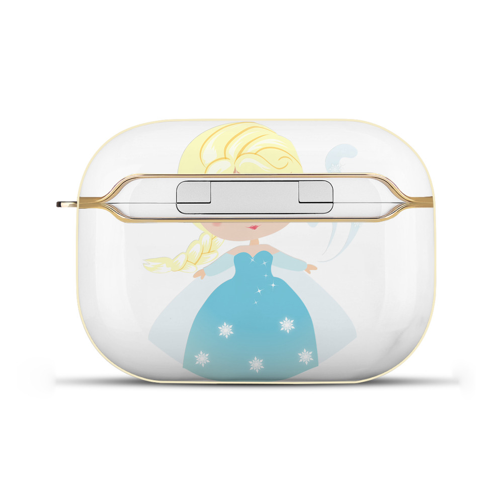 （画像用） アナと雪の女王 アンナ エルサ Frozen Anna Elsa 【AirPods Pro用】ハードシェル保護ケース｜耐衝撃・防指紋・カラビナ付き商品仕様