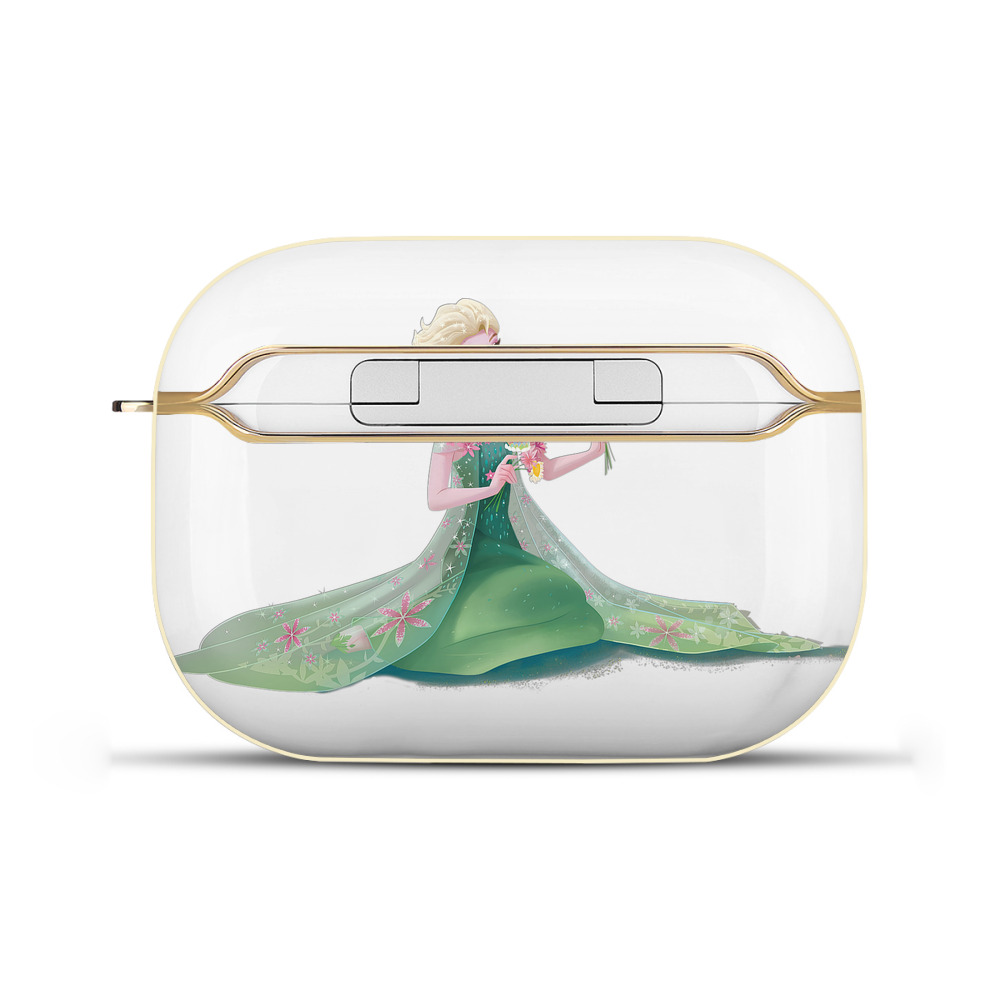 （画像用） アナと雪の女王 アンナ エルサ Frozen Anna Elsa 【AirPods Pro用】ハードシェル保護ケース｜耐衝撃・防指紋・カラビナ付き商品仕様