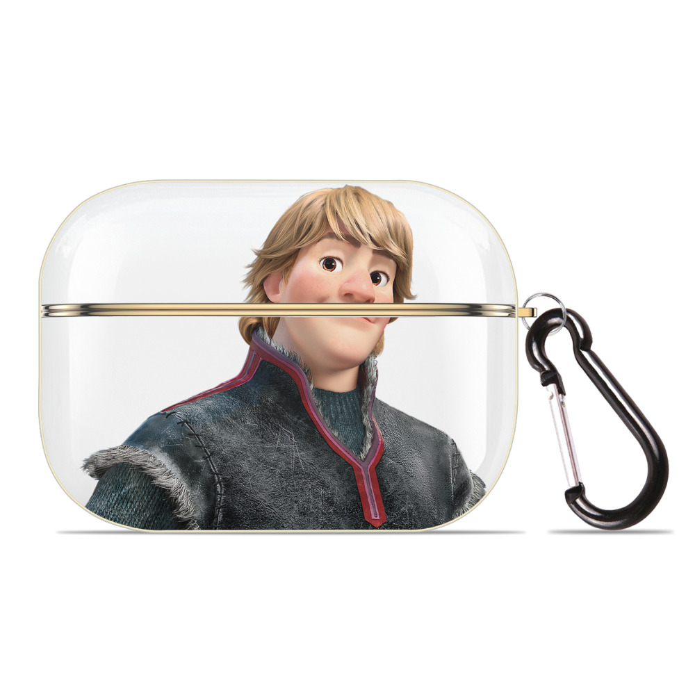 （画像用） アナと雪の女王 アンナ エルサ Frozen Anna Elsa 【AirPods Pro用】ハードシェル保護ケース｜耐衝撃・防指紋・カラビナ付き商品仕様