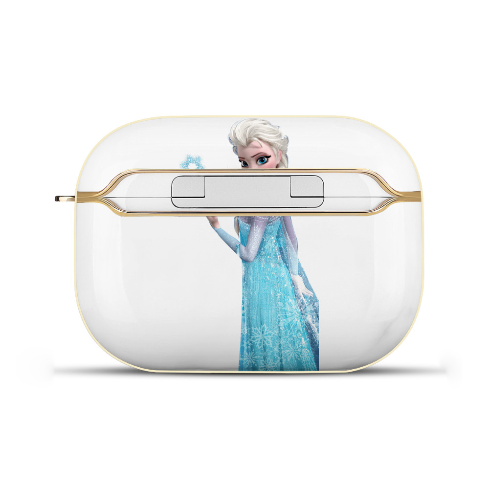 （画像用） アナと雪の女王 アンナ エルサ Frozen Anna Elsa 【AirPods Pro用】ハードシェル保護ケース｜耐衝撃・防指紋・カラビナ付き商品仕様