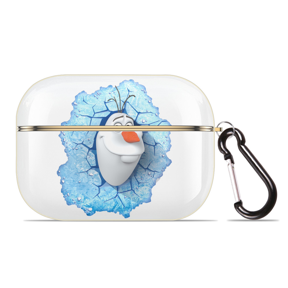 （画像用） アナと雪の女王 アンナ エルサ Frozen Anna Elsa 【AirPods Pro用】ハードシェル保護ケース｜耐衝撃・防指紋・カラビナ付き商品仕様