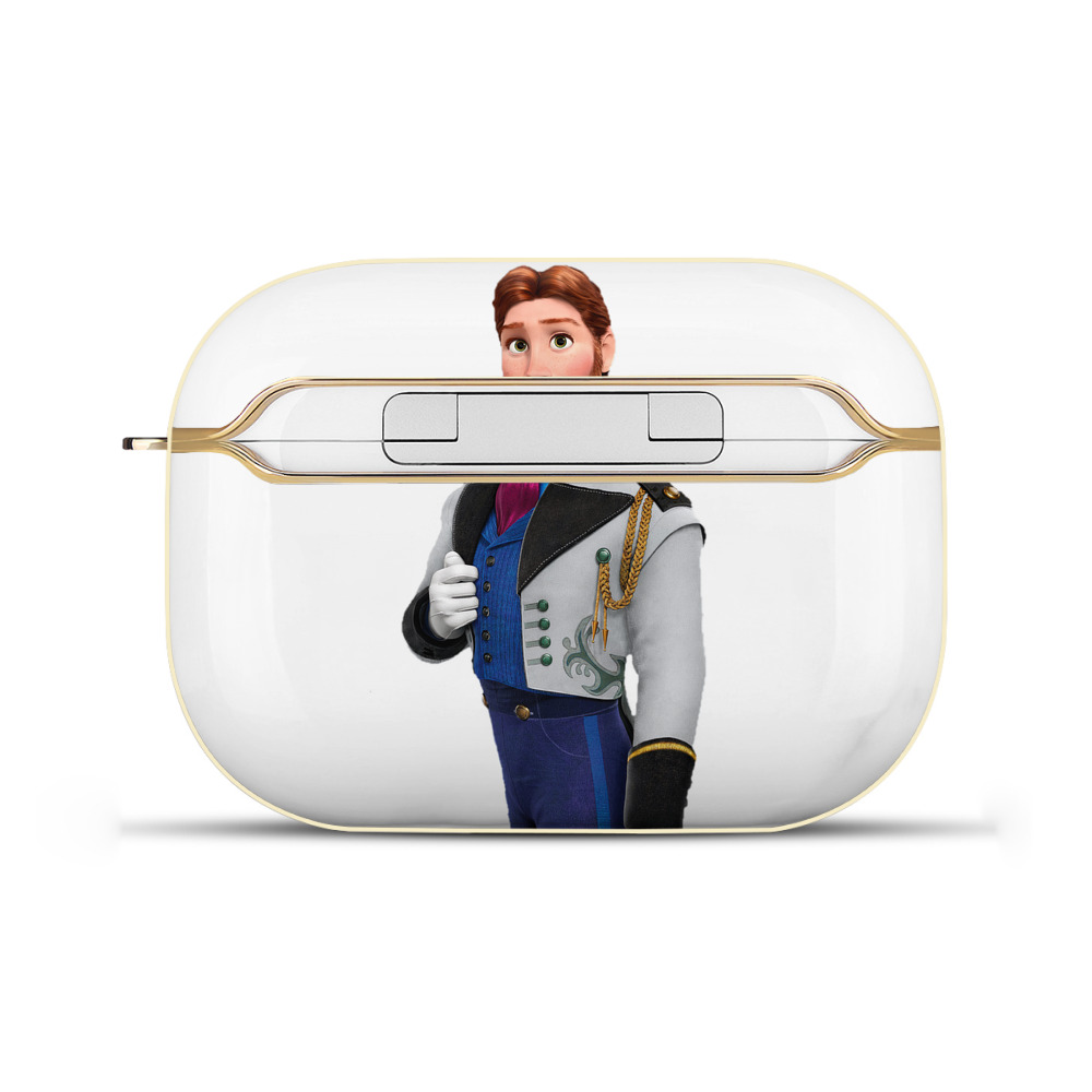 （画像用） アナと雪の女王 アンナ エルサ Frozen Anna Elsa 【AirPods Pro用】ハードシェル保護ケース｜耐衝撃・防指紋・カラビナ付き商品仕様