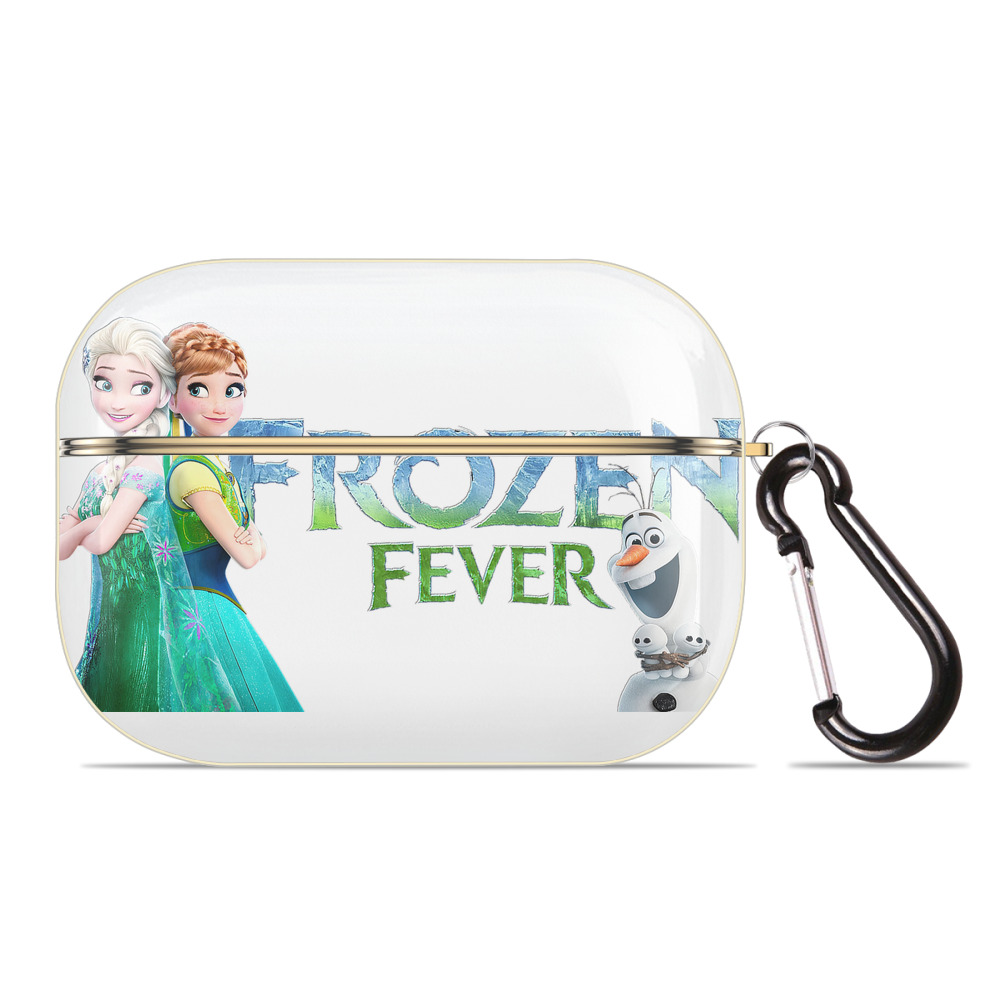 （画像用） アナと雪の女王 アンナ エルサ Frozen Anna Elsa 【AirPods Pro用】ハードシェル保護ケース｜耐衝撃・防指紋・カラビナ付き商品仕様