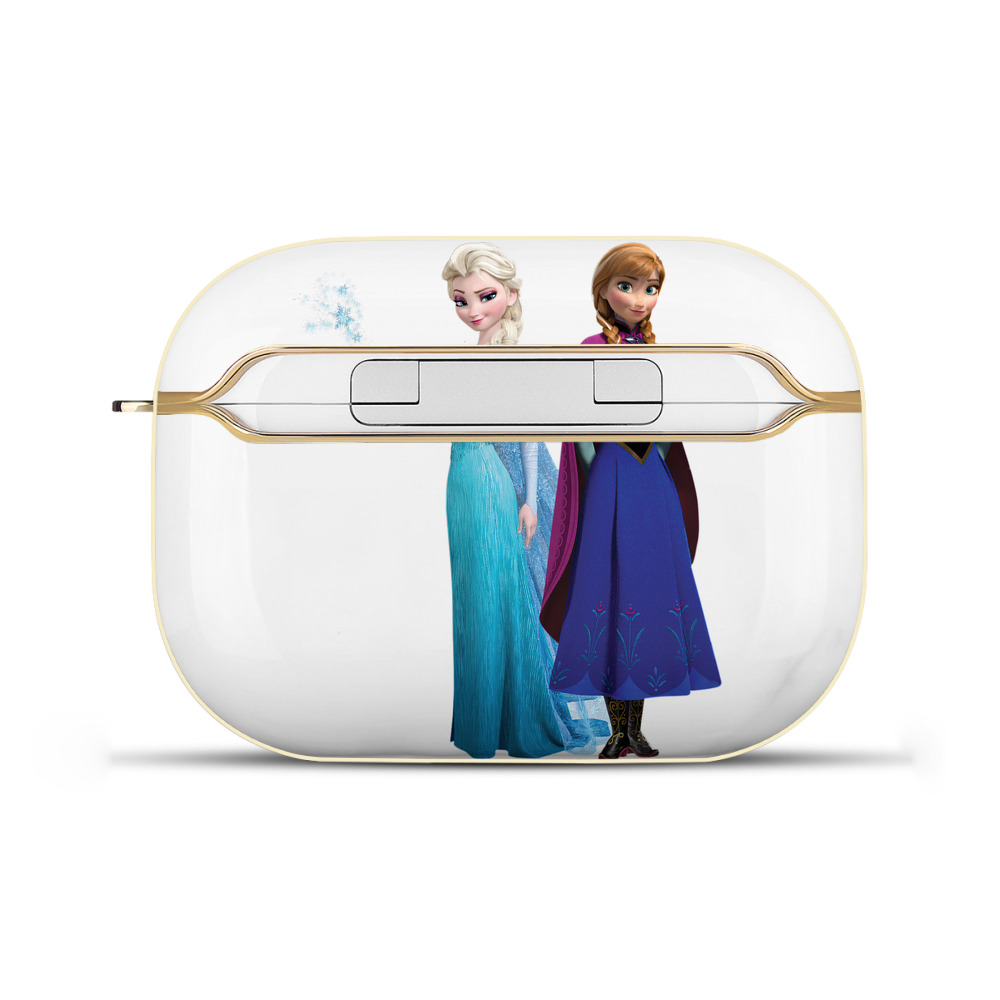 （画像用） アナと雪の女王 アンナ エルサ Frozen Anna Elsa 【AirPods Pro用】ハードシェル保護ケース｜耐衝撃・防指紋・カラビナ付き商品仕様