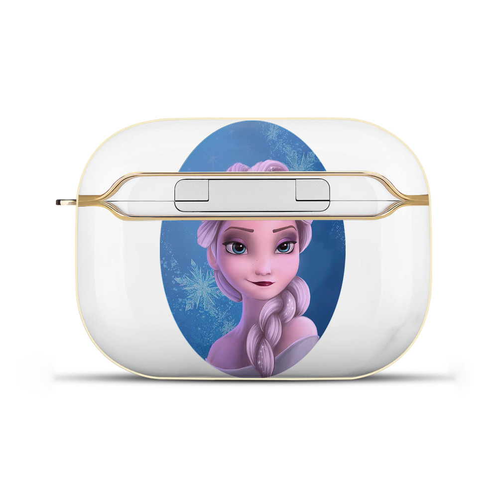 （画像用） アナと雪の女王 アンナ エルサ Frozen Anna Elsa 【AirPods Pro用】ハードシェル保護ケース｜耐衝撃・防指紋・カラビナ付き商品仕様