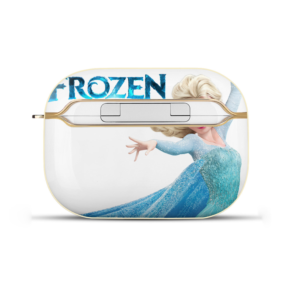 （画像用） アナと雪の女王 アンナ エルサ Frozen Anna Elsa 【AirPods Pro用】ハードシェル保護ケース｜耐衝撃・防指紋・カラビナ付き商品仕様