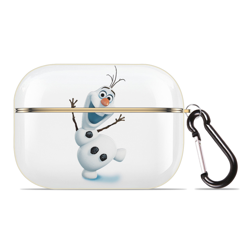 （画像用） アナと雪の女王 アンナ エルサ Frozen Anna Elsa 【AirPods Pro用】ハードシェル保護ケース｜耐衝撃・防指紋・カラビナ付き商品仕様