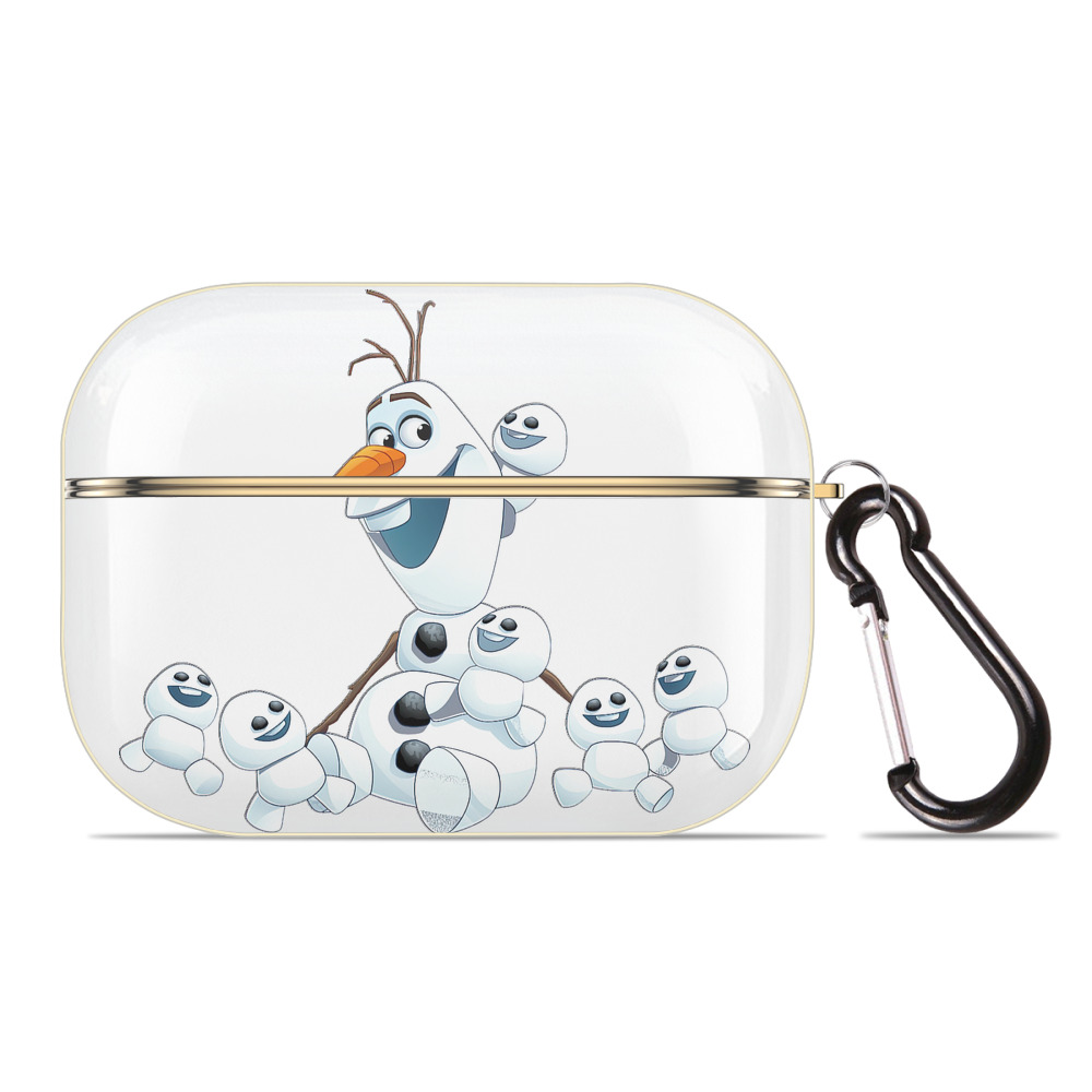 （画像用） アナと雪の女王 アンナ エルサ Frozen Anna Elsa 【AirPods Pro用】ハードシェル保護ケース｜耐衝撃・防指紋・カラビナ付き商品仕様