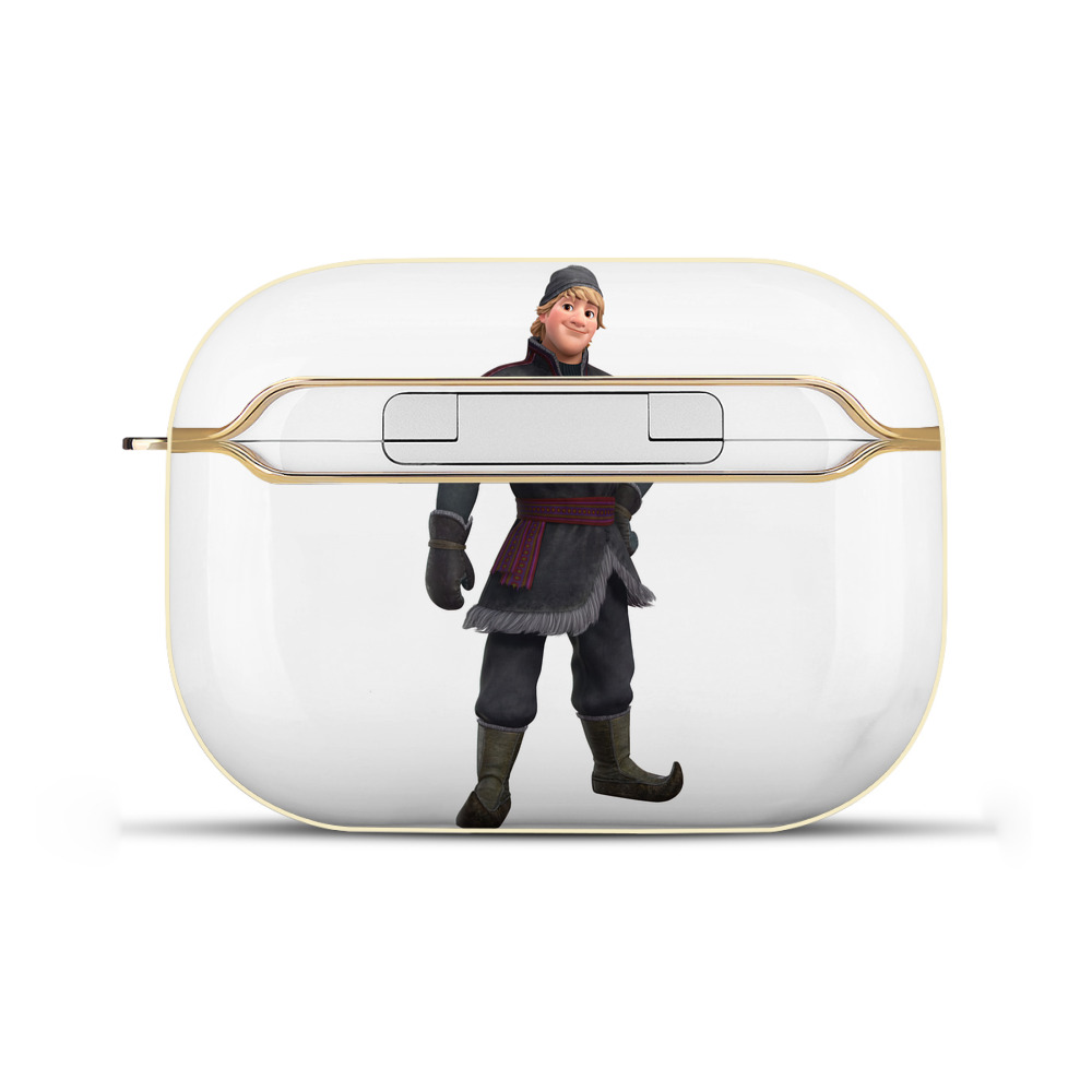 （画像用） アナと雪の女王 アンナ エルサ Frozen Anna Elsa 【AirPods Pro用】ハードシェル保護ケース｜耐衝撃・防指紋・カラビナ付き商品仕様
