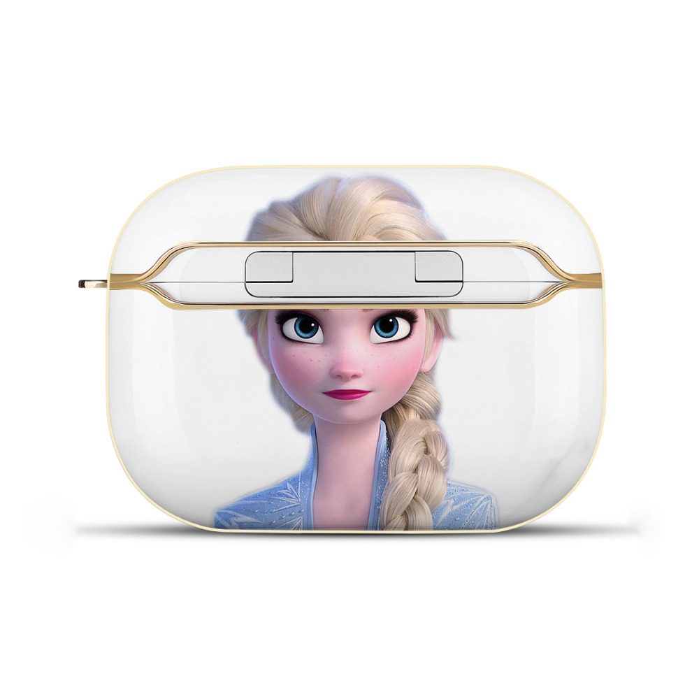 （画像用） アナと雪の女王 アンナ エルサ Frozen Anna Elsa 【AirPods Pro用】ハードシェル保護ケース｜耐衝撃・防指紋・カラビナ付き商品仕様