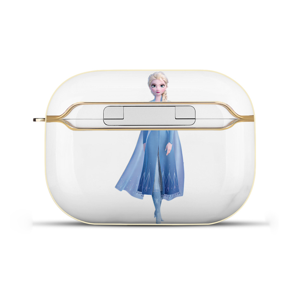 （画像用） アナと雪の女王 アンナ エルサ Frozen Anna Elsa 【AirPods Pro用】ハードシェル保護ケース｜耐衝撃・防指紋・カラビナ付き商品仕様