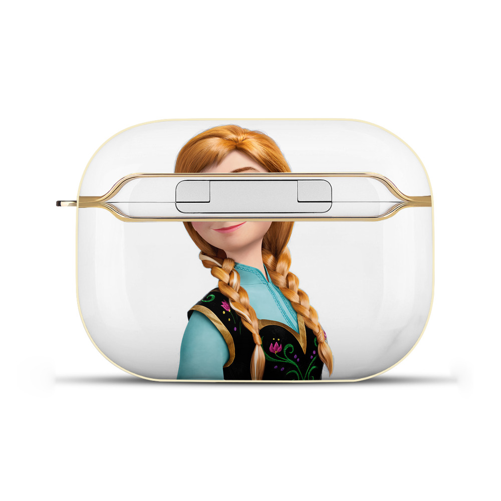 （画像用） アナと雪の女王 アンナ エルサ Frozen Anna Elsa 【AirPods Pro用】ハードシェル保護ケース｜耐衝撃・防指紋・カラビナ付き商品仕様
