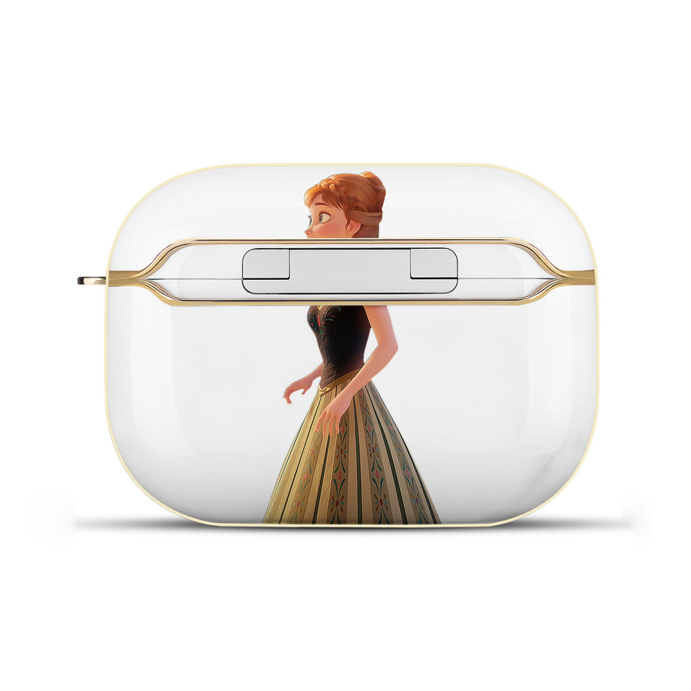 （画像用） アナと雪の女王 アンナ エルサ Frozen Anna Elsa 【AirPods Pro用】ハードシェル保護ケース｜耐衝撃・防指紋・カラビナ付き商品仕様