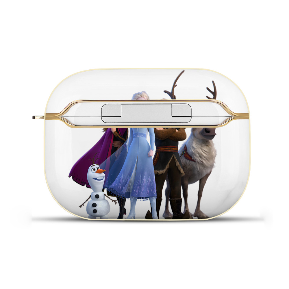 （画像用） アナと雪の女王 アンナ エルサ Frozen Anna Elsa 【AirPods Pro用】ハードシェル保護ケース｜耐衝撃・防指紋・カラビナ付き商品仕様