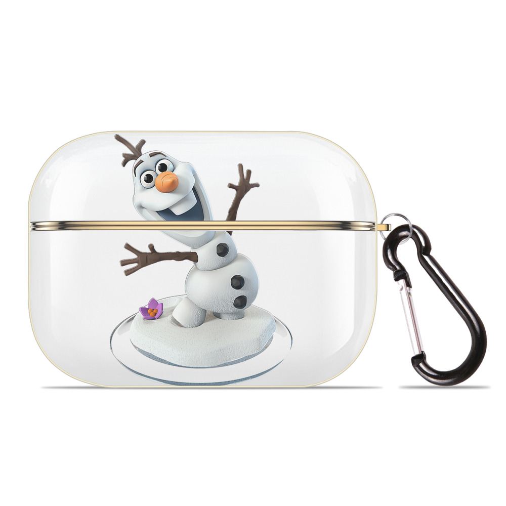 （画像用） アナと雪の女王 アンナ エルサ Frozen Anna Elsa 【AirPods Pro用】ハードシェル保護ケース｜耐衝撃・防指紋・カラビナ付き商品仕様