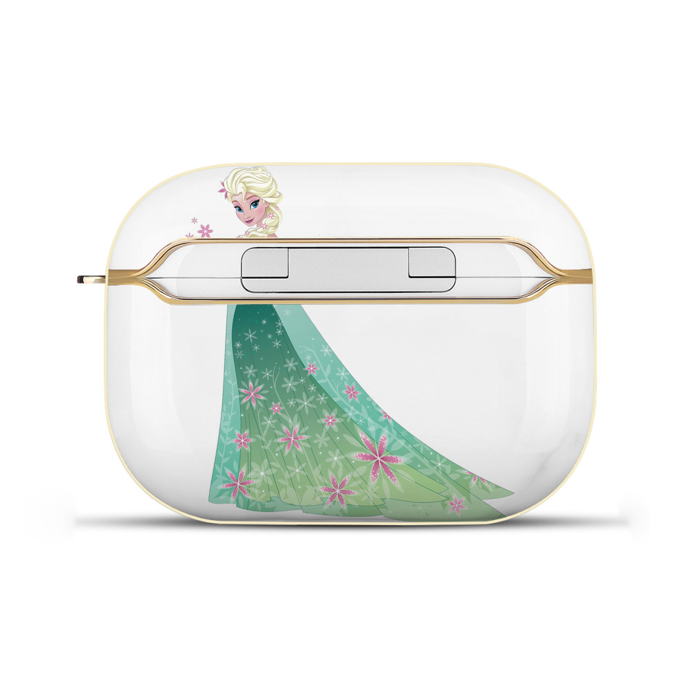 （画像用） アナと雪の女王 アンナ エルサ Frozen Anna Elsa 【AirPods Pro用】ハードシェル保護ケース｜耐衝撃・防指紋・カラビナ付き商品仕様