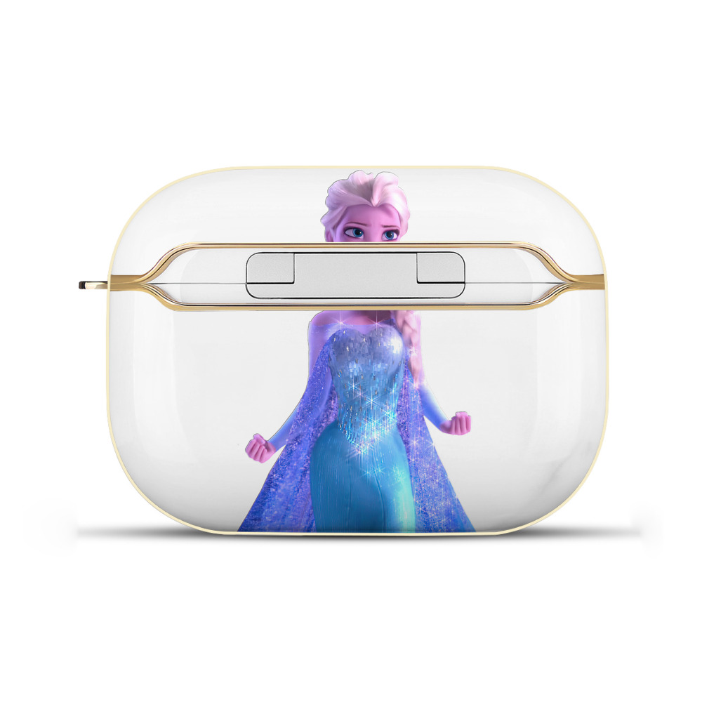 （画像用） アナと雪の女王 アンナ エルサ Frozen Anna Elsa 【AirPods Pro用】ハードシェル保護ケース｜耐衝撃・防指紋・カラビナ付き商品仕様