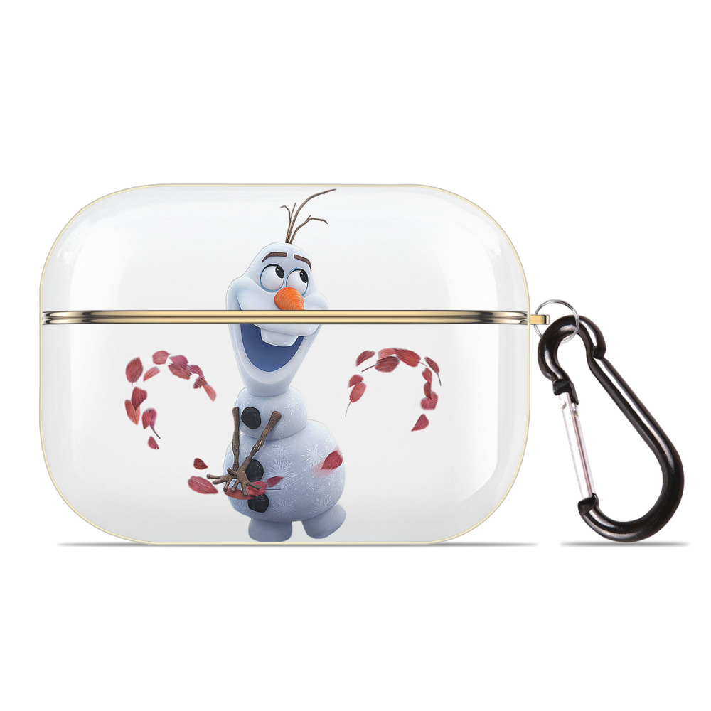 （画像用） アナと雪の女王 アンナ エルサ Frozen Anna Elsa 【AirPods Pro用】ハードシェル保護ケース｜耐衝撃・防指紋・カラビナ付き商品仕様