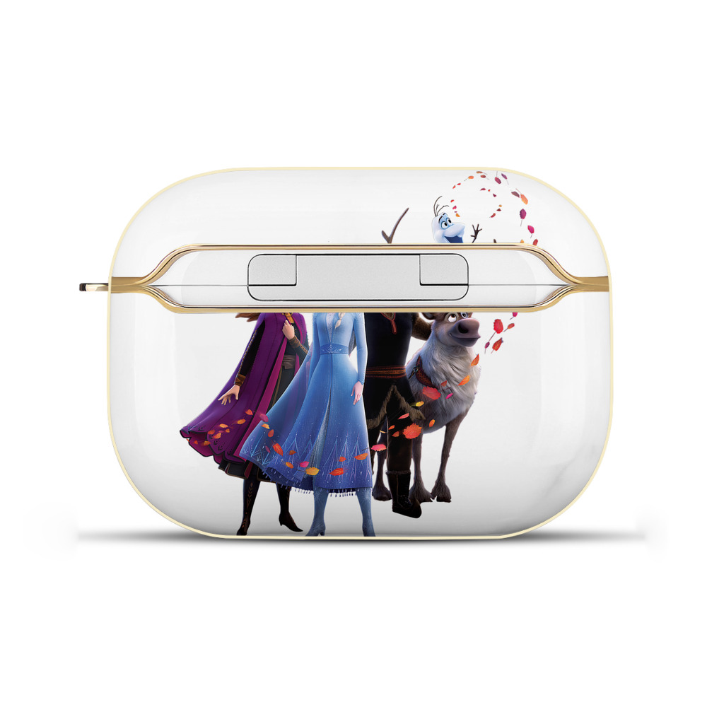 （画像用） アナと雪の女王 アンナ エルサ Frozen Anna Elsa 【AirPods Pro用】ハードシェル保護ケース｜耐衝撃・防指紋・カラビナ付き商品仕様