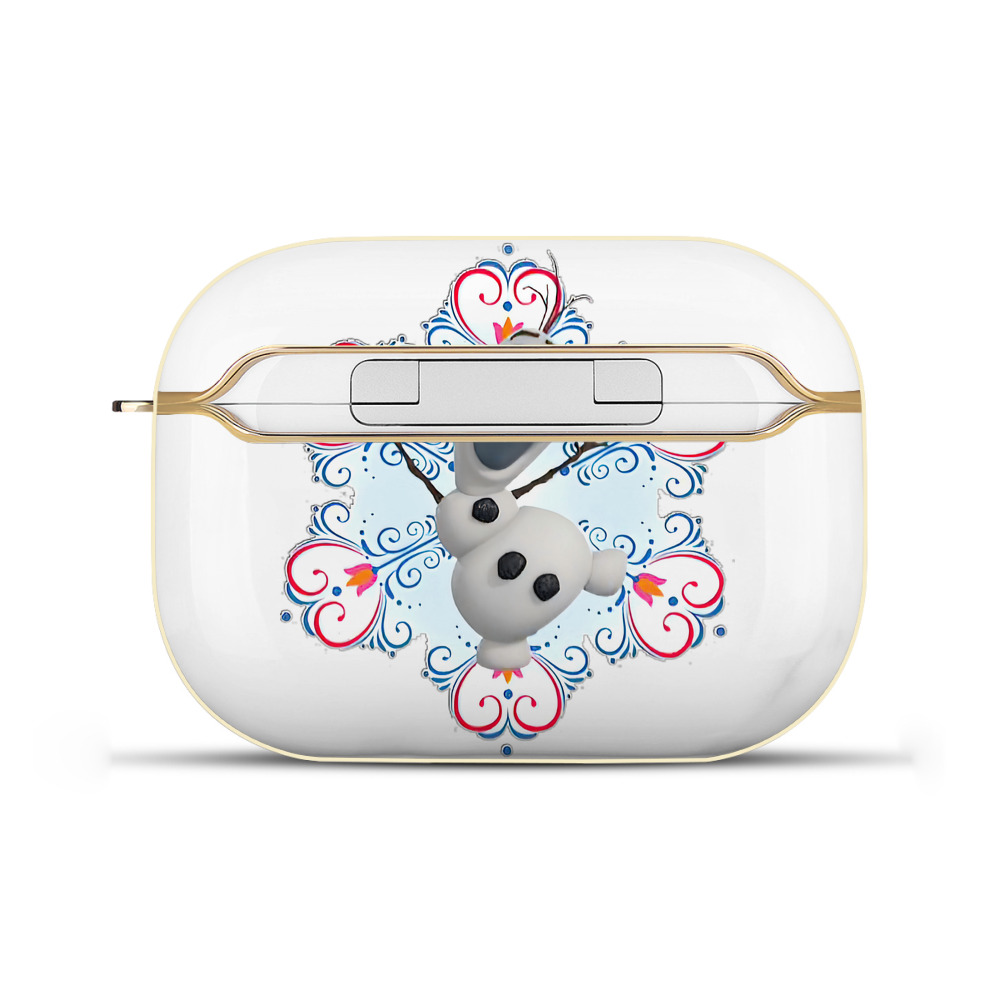 （画像用） アナと雪の女王 アンナ エルサ Frozen Anna Elsa 【AirPods Pro用】ハードシェル保護ケース｜耐衝撃・防指紋・カラビナ付き商品仕様