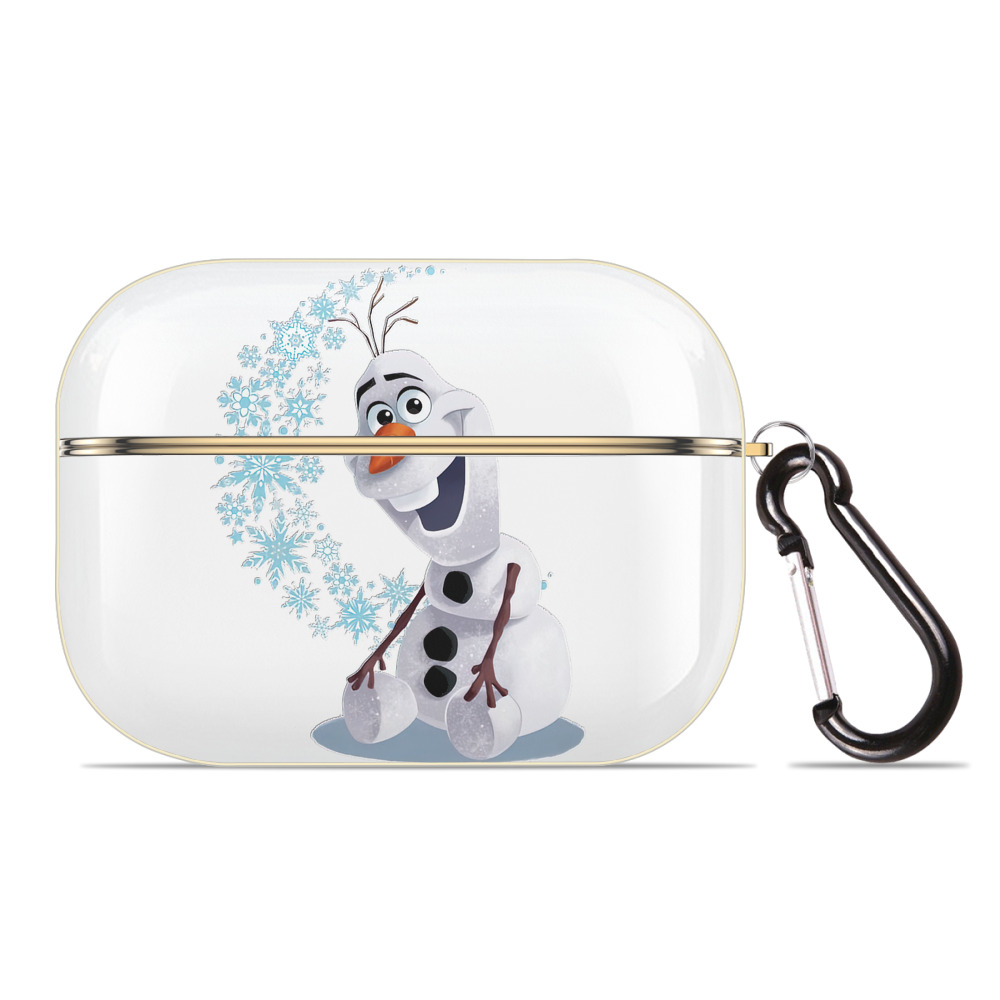 （画像用） アナと雪の女王 アンナ エルサ Frozen Anna Elsa 【AirPods Pro用】ハードシェル保護ケース｜耐衝撃・防指紋・カラビナ付き商品仕様