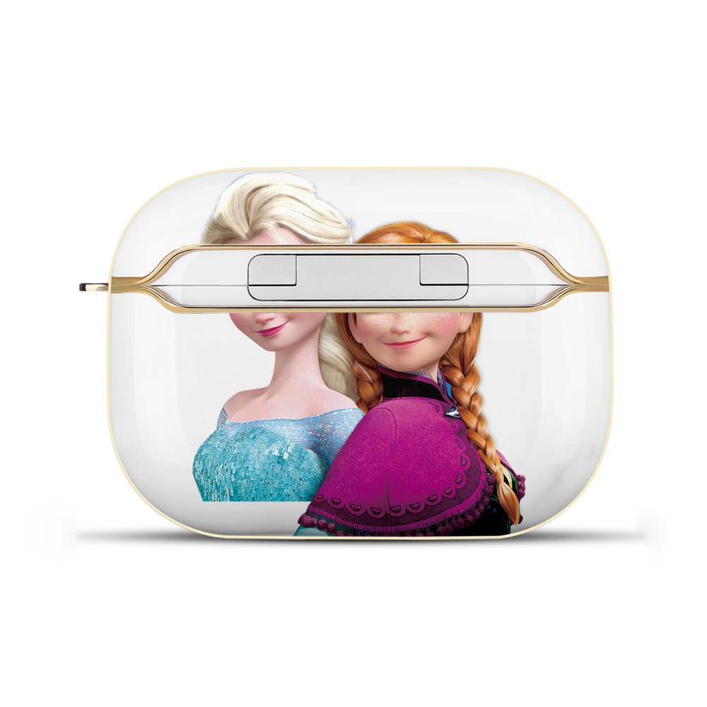 （画像用） アナと雪の女王 アンナ エルサ Frozen Anna Elsa 【AirPods Pro用】ハードシェル保護ケース｜耐衝撃・防指紋・カラビナ付き商品仕様