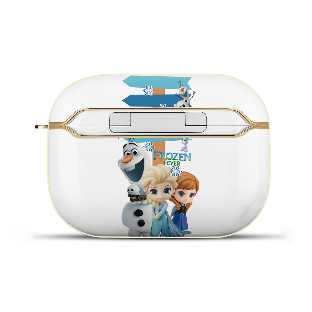 （画像用） アナと雪の女王 アンナ エルサ Frozen Anna Elsa 【AirPods Pro用】ハードシェル保護ケース｜耐衝撃・防指紋・カラビナ付き商品仕様