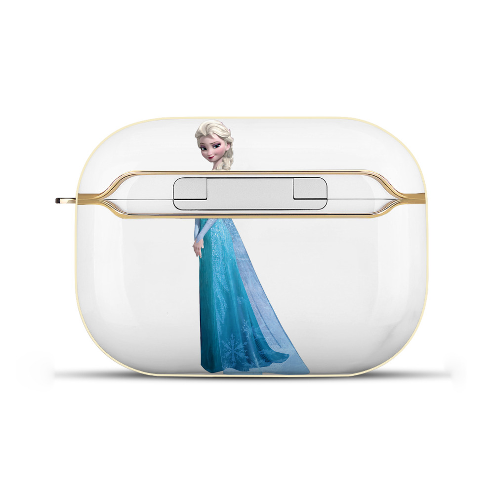 （画像用） アナと雪の女王 アンナ エルサ Frozen Anna Elsa 【AirPods Pro用】ハードシェル保護ケース｜耐衝撃・防指紋・カラビナ付き商品仕様