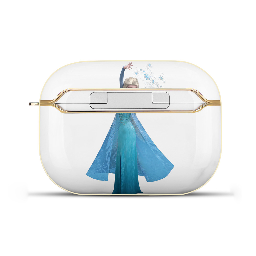 （画像用） アナと雪の女王 アンナ エルサ Frozen Anna Elsa 【AirPods Pro用】ハードシェル保護ケース｜耐衝撃・防指紋・カラビナ付き商品仕様