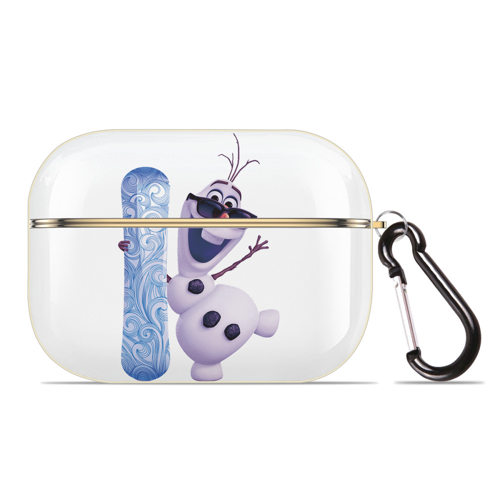 （画像用） アナと雪の女王 アンナ エルサ Frozen Anna Elsa 【AirPods Pro用】ハードシェル保護ケース｜耐衝撃・防指紋・カラビナ付き商品仕様
