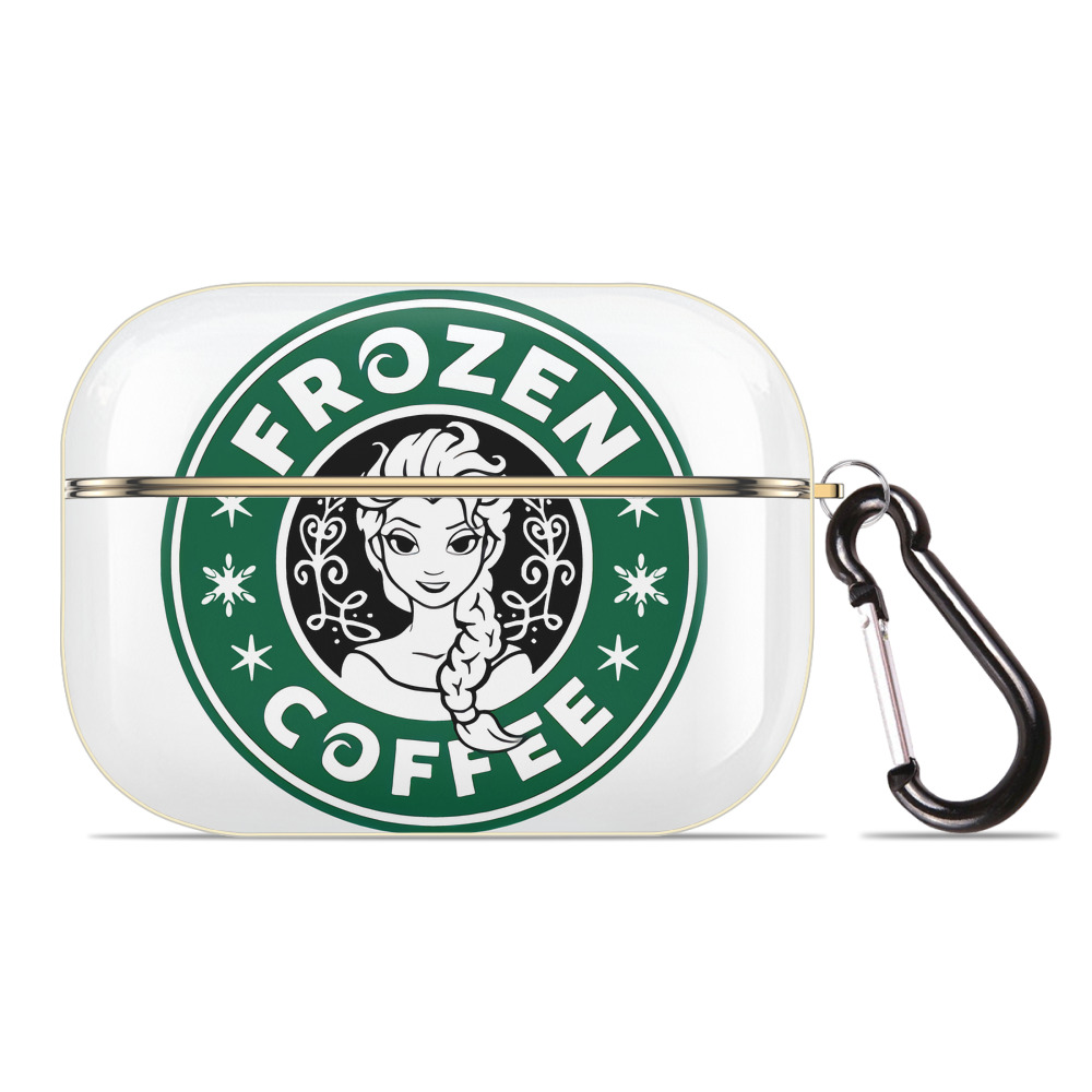 （画像用） アナと雪の女王 アンナ エルサ Frozen Anna Elsa 【AirPods Pro用】ハードシェル保護ケース｜耐衝撃・防指紋・カラビナ付き商品仕様