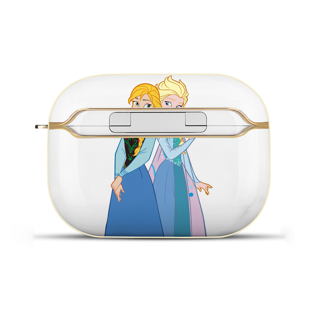 （画像用） アナと雪の女王 アンナ エルサ Frozen Anna Elsa 【AirPods Pro用】ハードシェル保護ケース｜耐衝撃・防指紋・カラビナ付き商品仕様