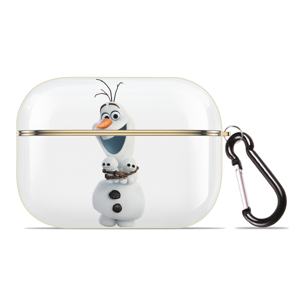 （画像用） アナと雪の女王 アンナ エルサ Frozen Anna Elsa 【AirPods Pro用】ハードシェル保護ケース｜耐衝撃・防指紋・カラビナ付き商品仕様