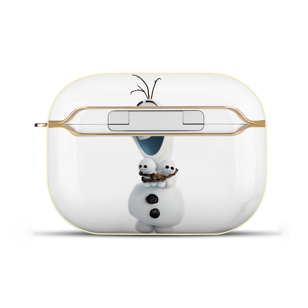 （画像用） アナと雪の女王 アンナ エルサ Frozen Anna Elsa 【AirPods Pro用】ハードシェル保護ケース｜耐衝撃・防指紋・カラビナ付き商品仕様