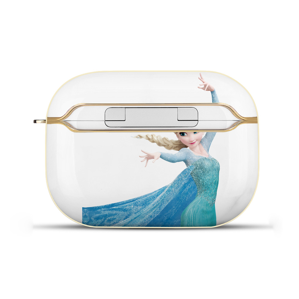 （画像用） アナと雪の女王 アンナ エルサ Frozen Anna Elsa 【AirPods Pro用】ハードシェル保護ケース｜耐衝撃・防指紋・カラビナ付き商品仕様
