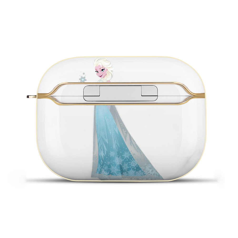 （画像用） アナと雪の女王 アンナ エルサ Frozen Anna Elsa 【AirPods Pro用】ハードシェル保護ケース｜耐衝撃・防指紋・カラビナ付き商品仕様