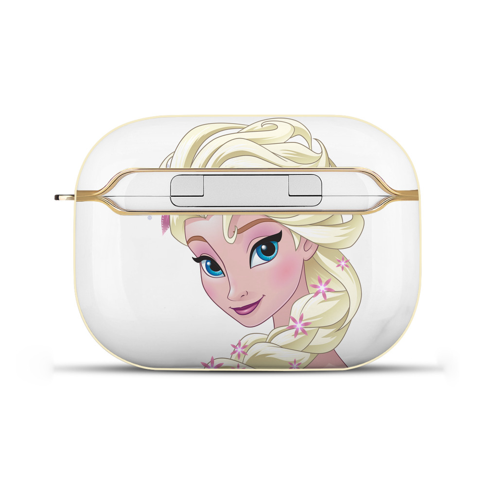 （画像用） アナと雪の女王 アンナ エルサ Frozen Anna Elsa 【AirPods Pro用】ハードシェル保護ケース｜耐衝撃・防指紋・カラビナ付き商品仕様