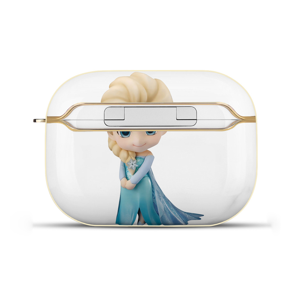 （画像用） アナと雪の女王 アンナ エルサ Frozen Anna Elsa 【AirPods Pro用】ハードシェル保護ケース｜耐衝撃・防指紋・カラビナ付き商品仕様
