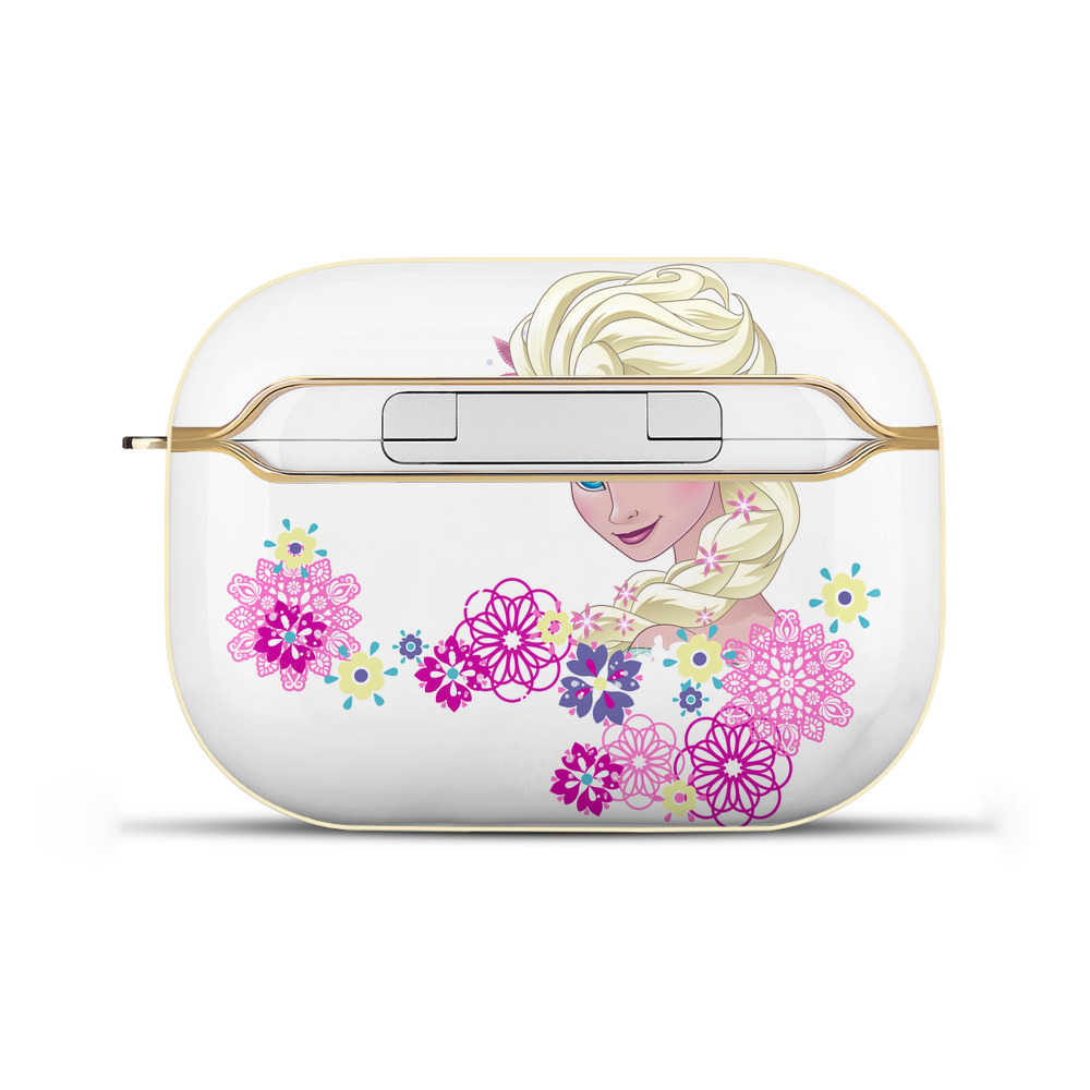 （画像用） アナと雪の女王 アンナ エルサ Frozen Anna Elsa 【AirPods Pro用】ハードシェル保護ケース｜耐衝撃・防指紋・カラビナ付き商品仕様