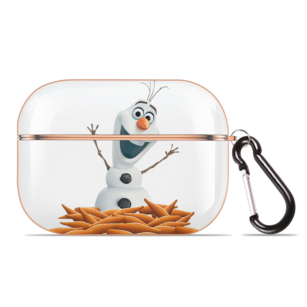 （画像用） アナと雪の女王 アンナ エルサ Frozen Anna Elsa 【AirPods Pro用】ハードシェル保護ケース｜耐衝撃・防指紋・カラビナ付き商品仕様
