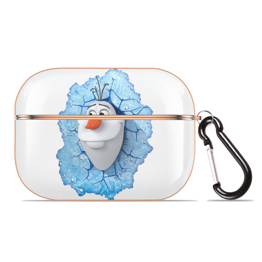 （画像用） アナと雪の女王 アンナ エルサ Frozen Anna Elsa 【AirPods Pro用】ハードシェル保護ケース｜耐衝撃・防指紋・カラビナ付き商品仕様