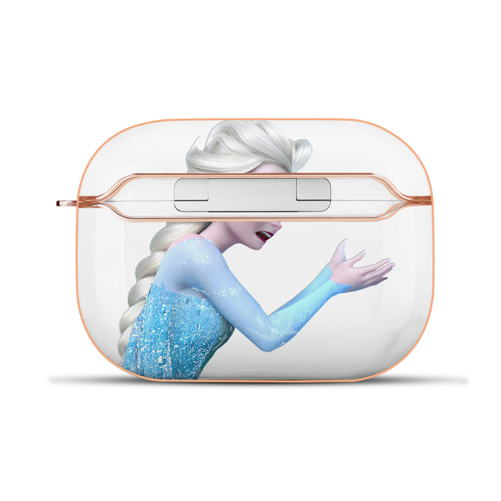 （画像用） アナと雪の女王 アンナ エルサ Frozen Anna Elsa 【AirPods Pro用】ハードシェル保護ケース｜耐衝撃・防指紋・カラビナ付き商品仕様
